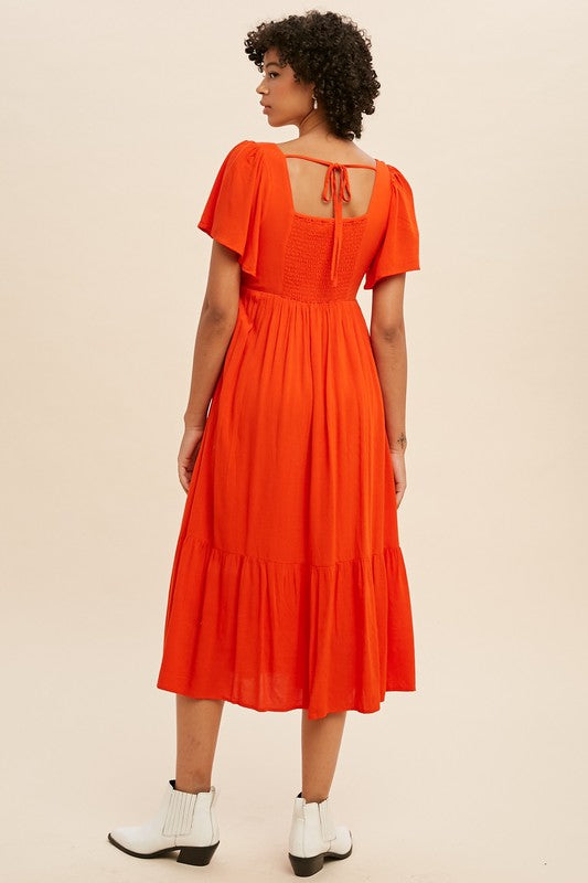 Fluttering Flame Dress
