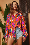 Tune In Turn Out Psychedelic Blouse
