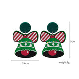 Acrylic Christmas Bell Earrings