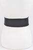 Vegan Leather Cinch Belt: Black