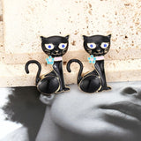 Shirely Cat Stud Earrings
