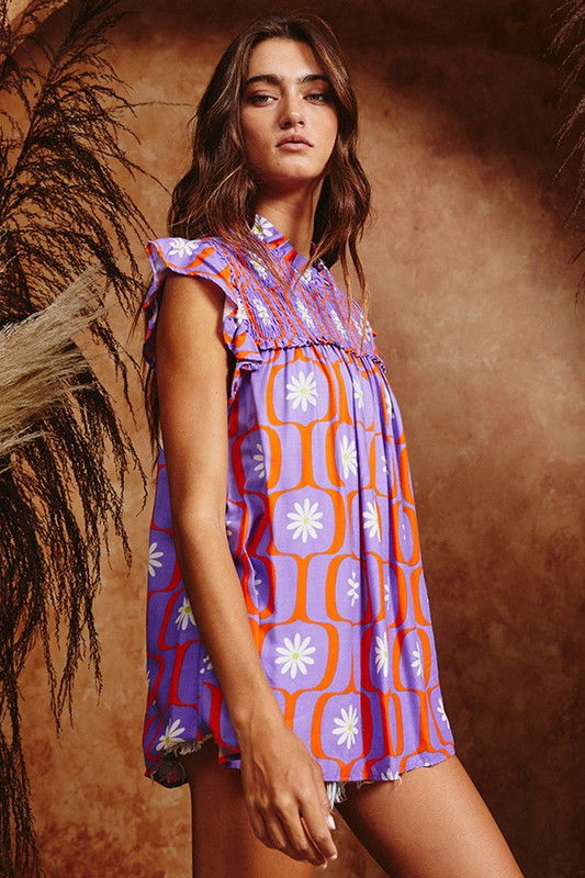 Daisy Maze Flowy Blouse