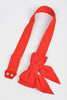 Stretch Bow Belt: Purple