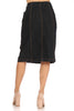 Dark Denim Vintage Style Aline Skirt