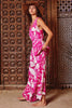 Fuschia Fantasy Wide Leg Jumpsuit