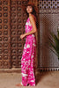Fuschia Fantasy Wide Leg Jumpsuit