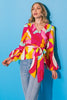 Pucci Peplum Cotton Blouse