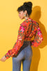 Tropical Tie Blouse