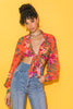 Tropical Tie Blouse