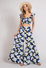 Floral Wide Leg Pants