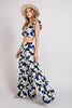 Floral Wide Leg Pants