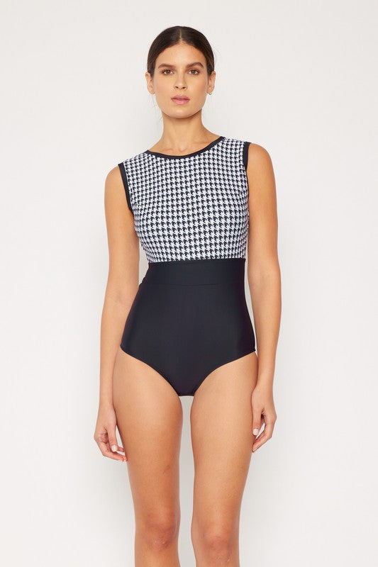 Mod Swimsuit with Swim Skirt