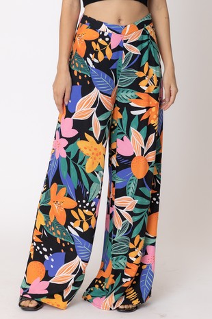 Hot Tropics Wide Leg Pants