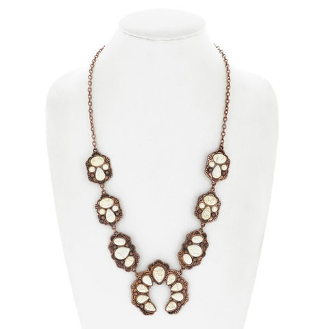 Cool Tones Triangle Necklace