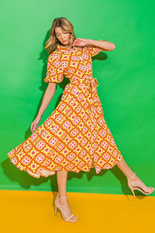 Sunny Stroll Cotton Dress