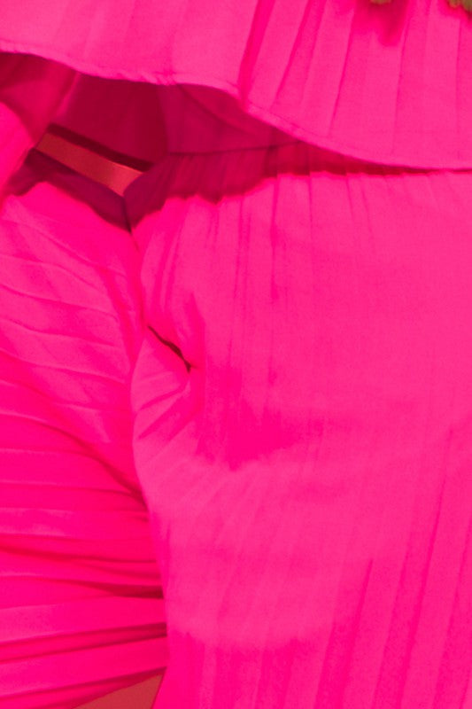 Think Pink Capelet Jumpsuit