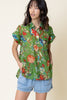 Paradise Garden Cotton Voile Top