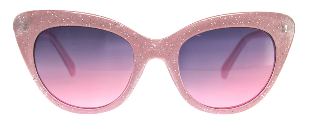 Shim Sham Shake Sunglasses: Pink Glitter