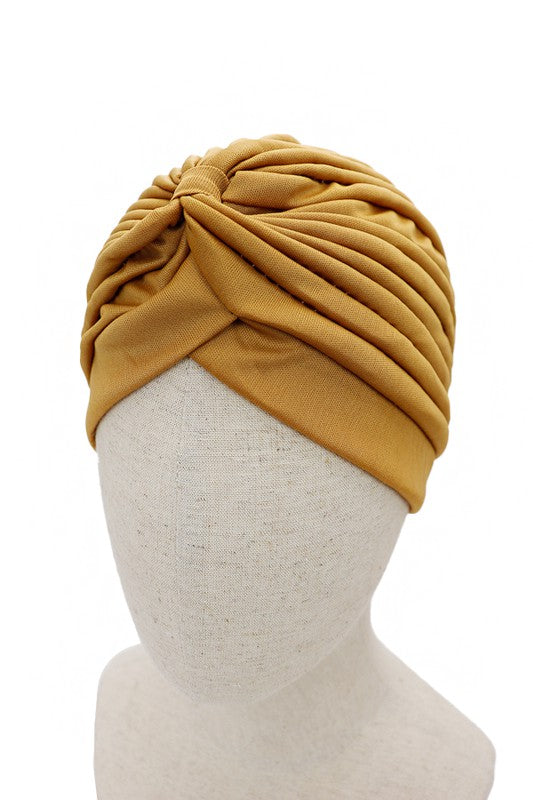 Golden Khaki Classic Vintage Style Head Wrap