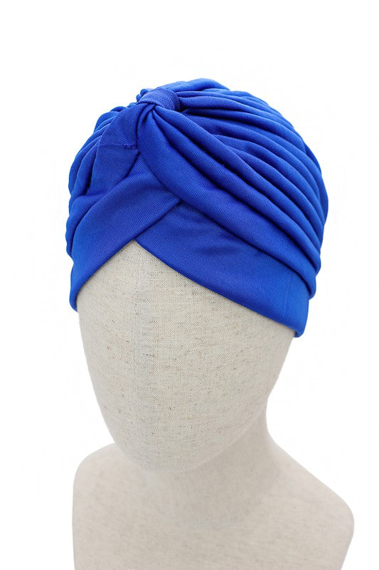 Royal Blue Classic Vintage Style Head Wrap