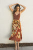 Tropical Mirage Sarong Skirt