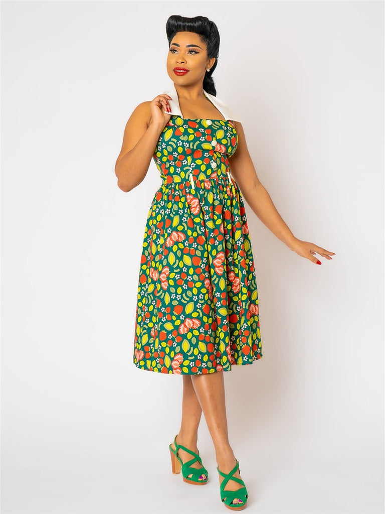 Strawberry Patch Swing Dress