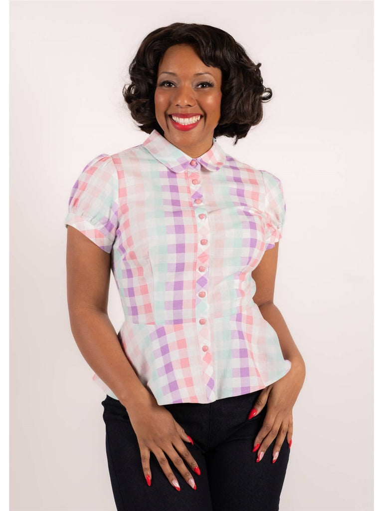 Unicorn Colours Gingham Blouse