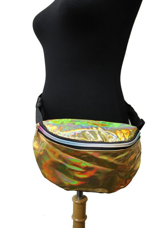 Roller Disco Fanny Pack: Gold