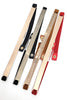 Gold Bar Skinny Belt: Red