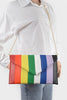 Vegan Leather Rainbow Clutch