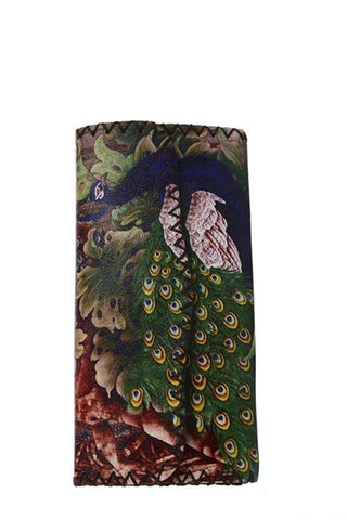 Festive Embroidered Purse: Khaki