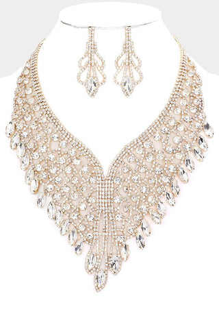 Disco Glamour Hankercief Necklace: Gold