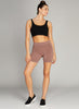 Bamboo-Cotton Shorts: Mocha