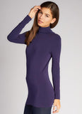 Bamboo Turtle Neck: Navy Blue