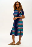 Beach Stripes Jersey Dress