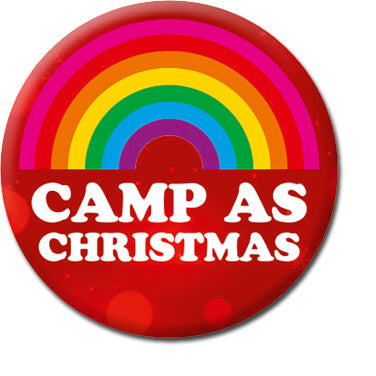 Camp As Christmas Pin