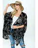 Raven Roses Velvet Kimono