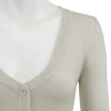Light Silver Grey Cropped Cardigan