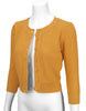 Vintage Style Crochet Cardigan: Bronze