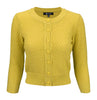Vintage Style Crochet Cardigan: Honey