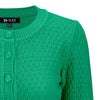 Vintage Style Crochet Cardigan: Kelly Green