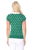 Pop Dots Peter-Pan Collar Pullover: Citrine