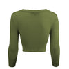 Sage Cropped Cardigan