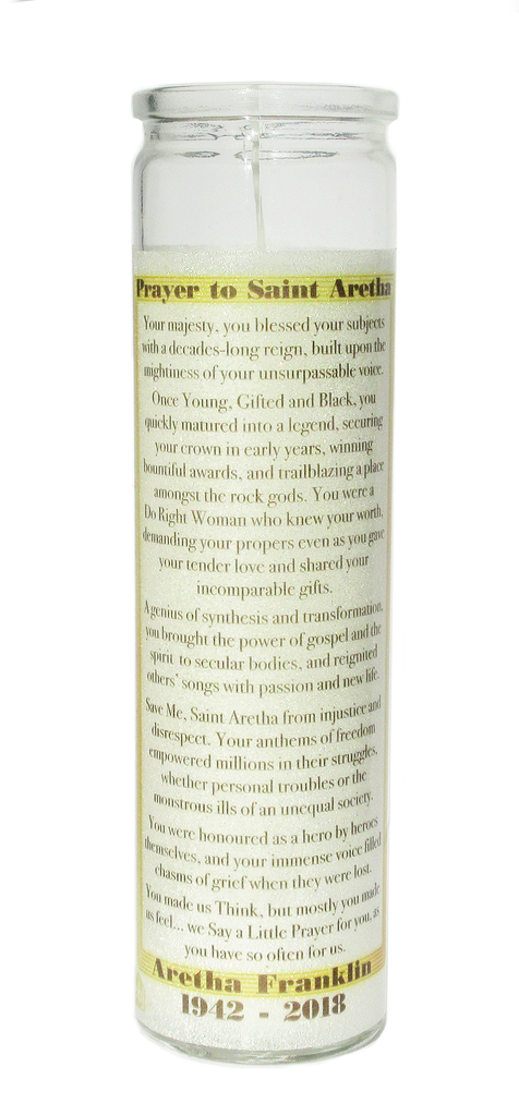Aretha Pop Prayer Candle