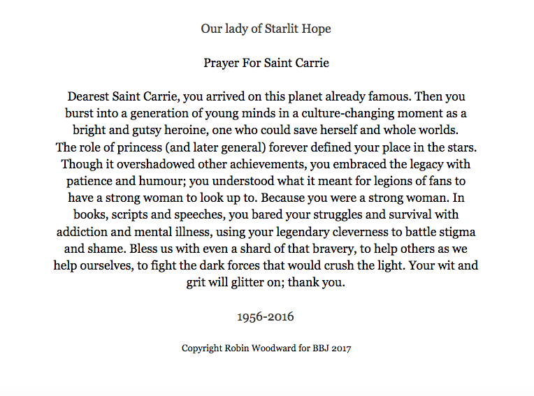 Saint Carrie Prayer Candle
