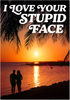 I Love Your Stupid Face Card