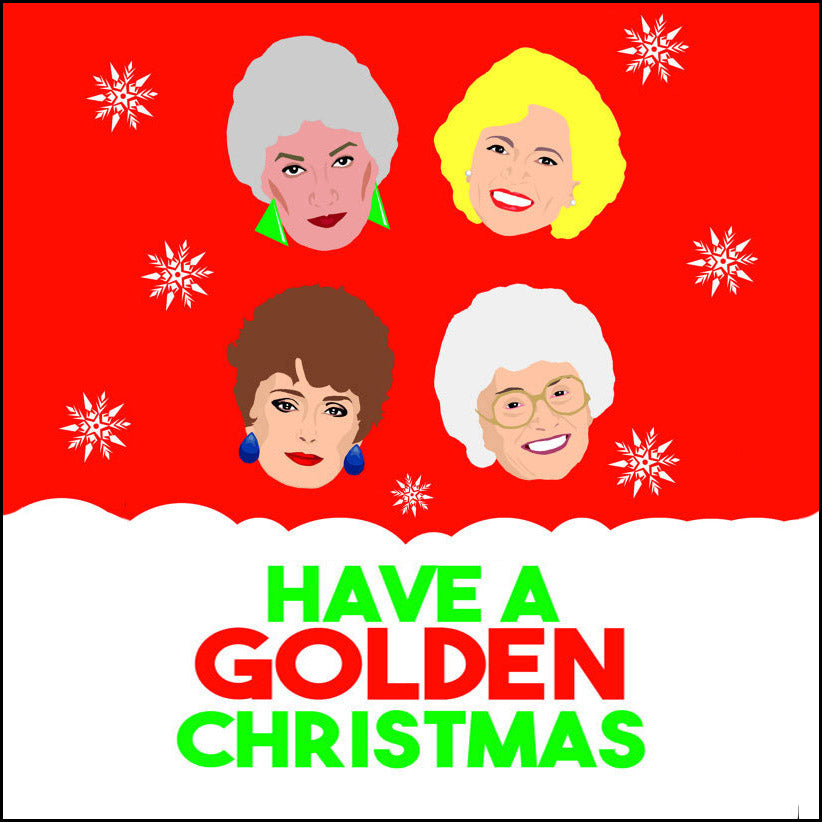 Golden Girls Christmas Coaster