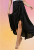 Flamenco Wrap Skirt: Black