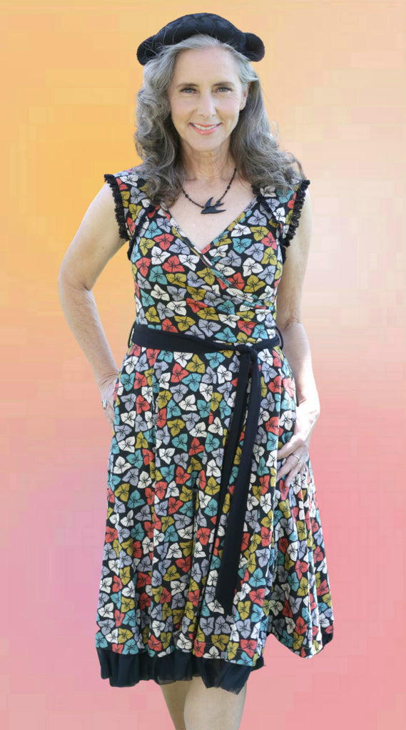 Bougainvillea Charleston Dress