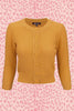 Vintage Style Crochet Cardigan: Bronze